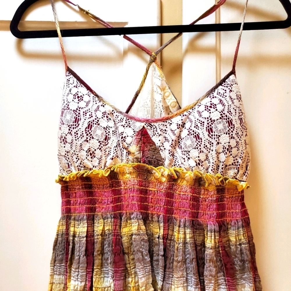 XOXO Women's Open Back Boho Maxi Dress - Picture 4 of 12
